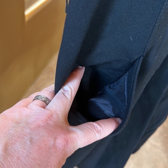 Etcetera Black sleeveless dress- with cowl neck- Size 10 - Picture 6 of 10